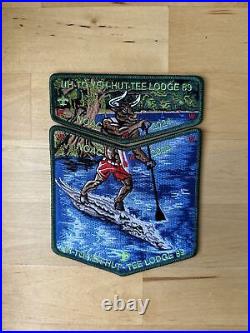 Noac 2024 Oa Bsa Patches Uh-to-yeh-hut-tee Lodge Florida Man 6-piece Set Full