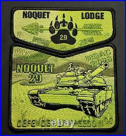 Noquet Oa Lodge 29 Great Lakes Noac 2018 Army Navy Air Force Marines 8-patch Set