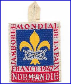 Normandie Subcamp Patch 1947 6th World Jamboree Held in France Boy Scouts AF Normandie Subcamp Patch 1947 6th World Jamboree Held in France Boy Scouts AF