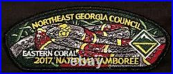Northeast Georgia Council Bsa Mowogo Oa 243 2017 Jamboree Jsp 7-patch Set Snakes