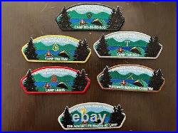 Northern New Jersey Council BSA 2020 Camp Patch Set Of 6
