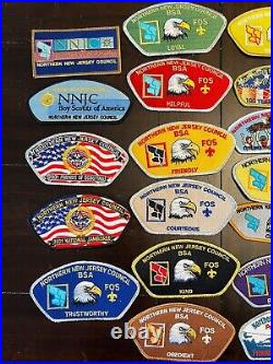 Northern New Jersey Council BSA CSP Lot Of 40 FOS NYLT Patches