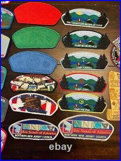 Northern New Jersey Council BSA CSP Lot Of 40 FOS NYLT Patches