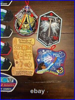 Northern New Jersey Council BSA CSP Lot Of 40 FOS NYLT Patches