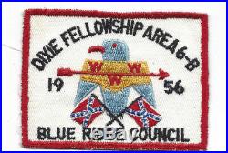 OA 1956 Dixie Fellowship Patch Host 185 Atta Kulla Kulla Old Indian LMT884
