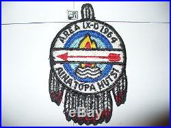 OA 1964 Area 9-d, IXD, Conference Patch, pp, 60 ATH HOST, 99,199,272,295,307, Texas, TX