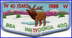 OA 400 S5 Wawookia Lodge Lewis-Clark Council Boy Scout Patch (2020016)