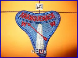 OA Amanquemack, Amangamek Wipit 470, X-1a Sharks Tooth, pp, ONLY Patch, NCAC, DC, MD, VA