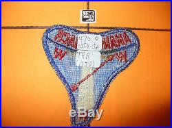 OA Amanquemack, Amangamek Wipit 470, X-1a Sharks Tooth, pp, ONLY Patch, NCAC, DC, MD, VA