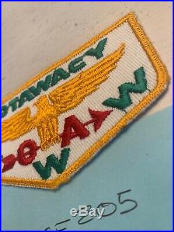 OA Boy Scout Lodge 205 Notawacy F-1 Flap Patch Order Of The Arrow
