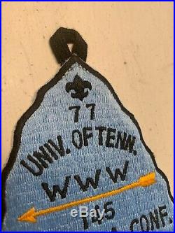 OA Boy Scout Patch-NACHENUM Lodge 145 WWW Univ Tenn National Conference Delegate