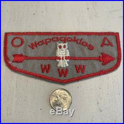 OA Boy Scout Patch-WAPAGOKLOS Lodge 448 WWW F Flap Circa 1900s
