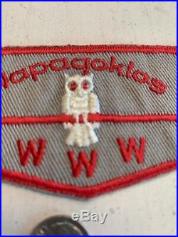 OA Boy Scout Patch-WAPAGOKLOS Lodge 448 WWW F Flap Circa 1900s
