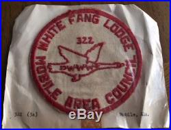 OA Boy Scout White Fang Lodge 322 Patch Mobile Alabama