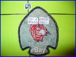 OA Gonlix Lodge 34, A-1a/b, 1950s Lynx Patch, pp, 294,402,465,500, Oneida, New York, NY
