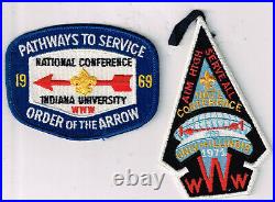 OA Group Of 11 Original NOAC Patches 1950-71