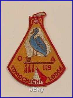 OA Lodge 119 Tomochichi 119X1 Rare Patch