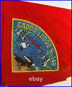 OA Lodge 149 Caddo Patch on Neckerchief Louisiana Boy Scout TT3