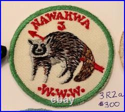 OA Lodge 3 Nawakwa 3R2a RARE Round Patch