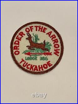 OA Lodge 386 Tuckahoe 386R1a Rare Mint Round Patch