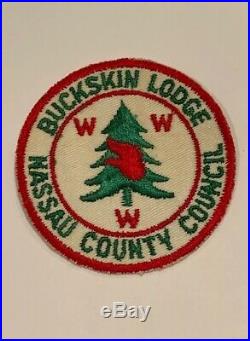 OA Lodge 412 Buckskin 412R1b Rare Mint Round Patch