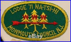 OA Lodge 71 Na Tsi Hi X1 Monmouth Council Patch