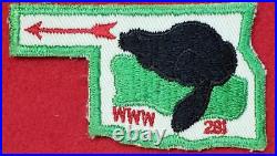 OA Lodge Black Beaver 281 X2a Crispy Mint BSA/Boy Scouts of America