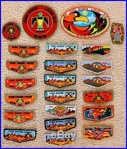 OA Lodge Chee Dodge 503 Flaps and Jacket Patch Collection