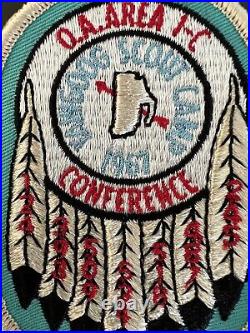 OA Order of the Arrow Boy Scout 1967 Yawgoog Scout Camp Conference Patch