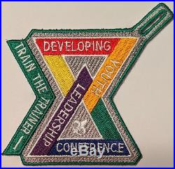 OA Order of the Arrow National DYLC Train the Trainer patch RARE for DYLC Staff
