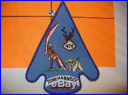 OA Tunkhannock Lodge 476, J-1,1960s, 1 Per Life Jacket Patch, Bethlehem Council, PA