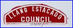 OLD Red & White Council Patch (RWS) Llano Estacado Council