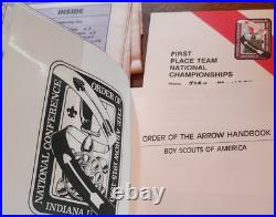 ORDERofARROW 1990 NOAC Package+BONUS Lodge13 75yr Fellowship&Flap, Refer2 Photos ORDERofARROW 1990 NOAC Package+BONUS Lodge13 75yr Fellowship&Flap, Refer2 Photos