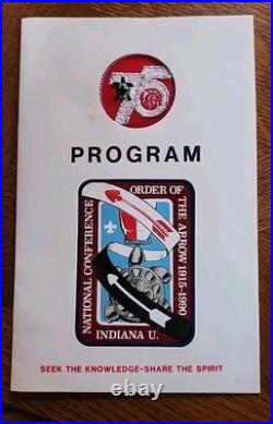 ORDERofARROW 1990 NOAC Package+BONUS Lodge13 75yr Fellowship&Flap, Refer2 Photos ORDERofARROW 1990 NOAC Package+BONUS Lodge13 75yr Fellowship&Flap, Refer2 Photos