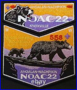 Oa Ahoalan-nachpikin 558 Bsa Crater Lake Council Flap 2022 Noac 2-patch Bear