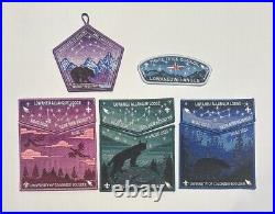 Oa Bsa Noac 2024 Lowaneu Allanque Patches Stars/night Theme 8-piece Set 300 Made