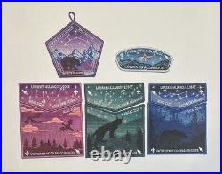 Oa Bsa Noac 2024 Lowaneu Allanque Patches Stars/night Theme 8-piece Set 300 Made