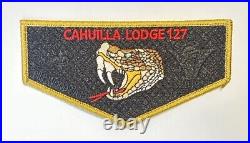 Oa Flap Patch Cahuilla Lodge 2019 Gold Border Bill Woodward Rare