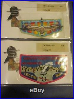Oa Lodge 22 Octoraro Patch Collection Reduced $$$ Lot #500 105 Pc Unit