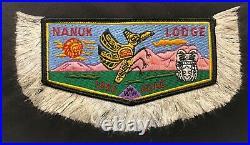 Oa Nanuk Lodge 355 Bsa Great Alaska Council 1992 Noac Patch Fringed Flap
