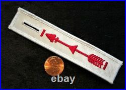 Oa Order Of The Arrow Boy Scouts Of America Vigil White Sash Patch