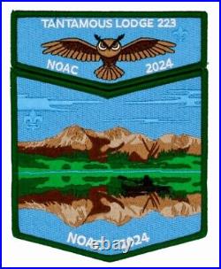 Oa Tantamous Lodge 223 Bsa Mayflower Council Flap 2024 Noac 2-patch Owl Set Mint