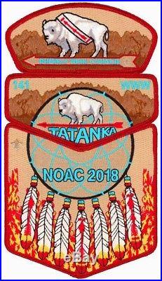 Oa Tatanka Lodge 141 Bsa Buffalo Trail Flap Csp 2018 Noac 3-patch Only 50 Made