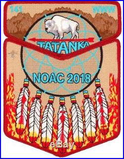Oa Tatanka Lodge 141 Bsa Buffalo Trail Flap Csp 2018 Noac 3-patch Only 50 Made