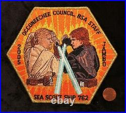 Occoneechee Council Oa 104 Star Wars 2005 Jamboree Sea Scout Gmy 7-patch Staff