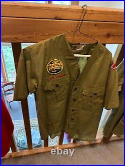 Official Boy Scouts 1969 Wool Jacket, Shirts, Patches, Den Mother's+ New England
