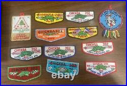 Order of the Arrow Chicksa Lodge 202 Region V OA Conclave Flap Patch Lot Mint
