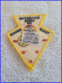 Order of the Arrow Occoneechee Lodge 104 A-4a Troop Service Award Patch