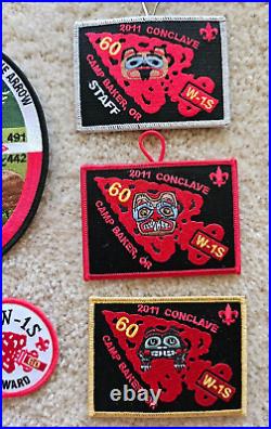 Order of the Arrow Section W-1S 2011 Conclave Patch Set 442 253 491 60th