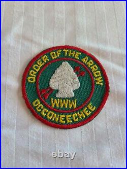 Order of the Arrow Vintage Occoneechee Lodge 104 R-4 Patch Round OA / BSA